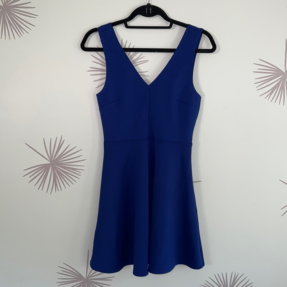 Royal Blue Skater Dress